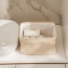 Короб для хранения вещей SL Home, 32×23×18,5 см, бежевый - Фото 7