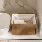 Короб для хранения вещей SL Home, 35×25×23 см, коричневый - Фото 7