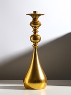 Металлический подсвечник на 1 свечу «Пеллегрино», золото, 15.5×15.5×51 см 9826651 - фото 16564341