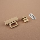 Застёжка для сумки, 3.9×2.6 см, цвет золотой - Фото 3