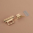 Застёжка для сумки, 3.9×2.6 см, цвет золотой - Фото 4