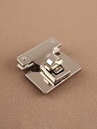 Застёжка для сумки, 3.3×3.3 см, цвет серебряный - Фото 2