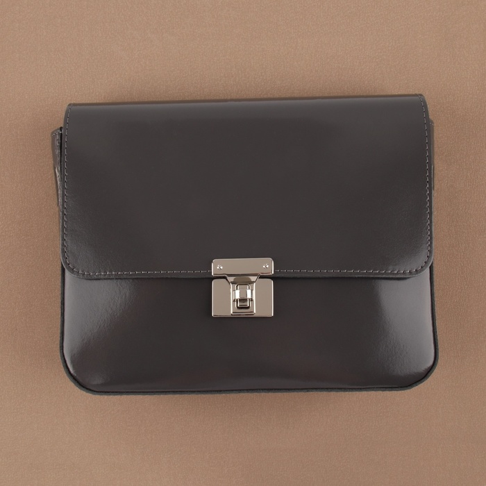 Застёжка для сумки, 3,3 × 3,3 см, цвет серебряный