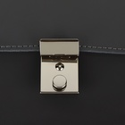 Застёжка для сумки, 3.5×2.6 см, цвет серебряный - Фото 6