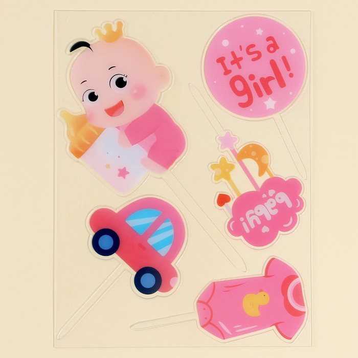 Топпер для торта «Девочка» - Фото 1