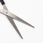 Ножницы парикмахерские с упором, лезвие — 6,5 см, цвет чёрный - фото 7903535