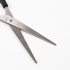 Ножницы парикмахерские с упором, лезвие — 6,5 см, цвет чёрный - Фото 4