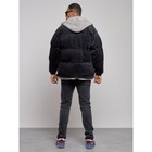 Куртка плюшевая мужская, размер 48, цвет чёрный - Фото 4