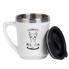 Термокружка, 350 мл, Lifestyle "LLAMASTE", сохраняет тепло 3 ч - Фото 3