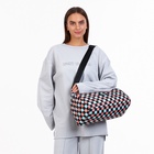 Сумка спортивная на молнии, регулируемый ремень, маленький размер, разноцветная - Фото 4