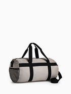 Сумка дорожная на молнии, боковой карман/сетка, держатель для чемодана, длинный ремень, серая - Фото 5