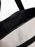 Сумка дорожная на молнии, боковой карман/сетка, держатель для чемодана, длинный ремень, серая - Фото 4