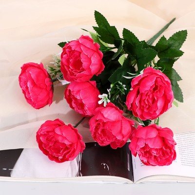 Букет искусственный «Пион Аверилл», 5×30 см, МИКС