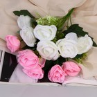 Букет искусственный «Роза Ангес», 6×30 см, МИКС - Фото 4