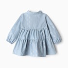 Платье Крошка Я "Ананасы", рост 74-80, голубой - фото 23245737