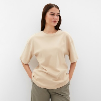 Футболка женская MIST Basic, бежевый, р. L-XL