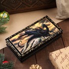 Шкатулка - купюрница «Дракон», 8,5 × 17 см, лаковая миниатюра - фото 11606798