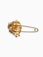 Булавка «Филин», 2.5 см, цвет чёрно-белый в золоте - Фото 3