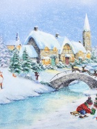 Фартук новогодний "Этель" "Рождественский вечер" 60х70 см, 100% хлопок, саржа 190 г/м2 - фото 59802219