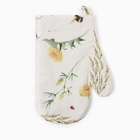 Варежка - прихватка «Этель. Одуванчики», 20×27 см, 100% хлопок, саржа 178 г/м² - Фото 3