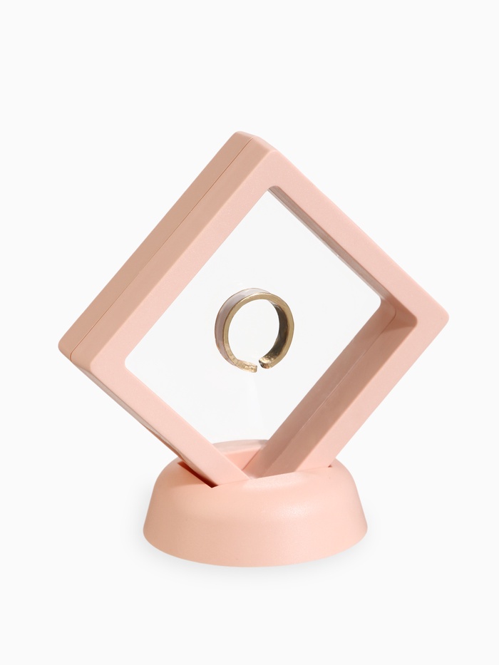 Подставка для украшений QF «Ромб», 7×3×7 см, розовая - Фото 1