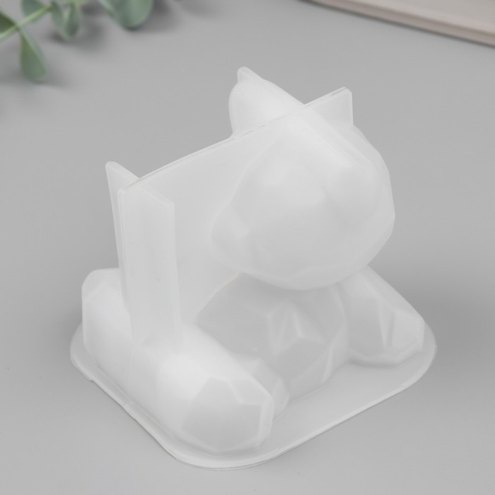 Молд силиконовый 3D «Медведь», 10×9.7×8.1 см - Фото 1