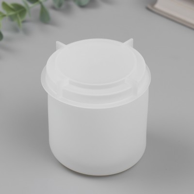 Молд силиконовый «Шкатулка, Гладкость» с крышкой 7.8×7.8×7.4 см