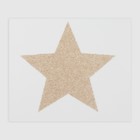 Термотрансфер «Блестящая звёздочка», 6 × 6 см, 5 шт - фото 7874959