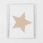 Термотрансфер «Блестящая звёздочка», 6 × 6 см, 5 шт - фото 7874961