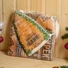 Набор для бани с принтом «Директор бани», 4 предмета: шапка, рукавица, тапочки, коврик, войлок, «Банная забава» - Фото 5