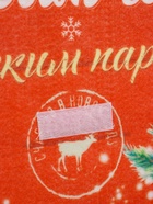 Набор для бани с принтом «С новым годом!», 5 предметов: шапка, рукавица, тапочки, коврик, портфель, красный, «Банная забава» - Фото 25