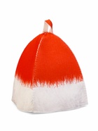 Набор для бани с принтом «С новым годом!», 5 предметов: шапка, рукавица, тапочки, коврик, портфель, красный, «Банная забава» - Фото 9