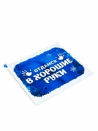 Набор для бани с принтом «Горячая штучка», 5 предметов: портфель, шапка, рукавица, тапочки, коврик, «Банная забава» - Фото 8