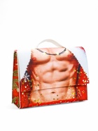 Набор для бани с принтом «Горячий мужчина», 5 предметов: портфель, шапка, рукавица, тапочки, коврик, «Банная забава» - Фото 26