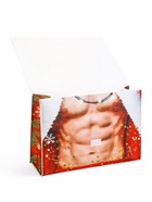 Набор для бани с принтом «Горячий мужчина», 5 предметов: портфель, шапка, рукавица, тапочки, коврик, «Банная забава» - Фото 28