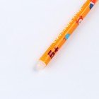 Ручка пиши стирай гелевая со стираемыми чернилами  + 9шт стержней «1 сентября: Учись на 5!», синяя паста, гелевая 0,5 мм - фото 7875076