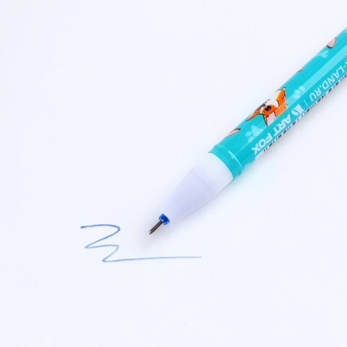 Набор ручка гелевая со стираемыми чернилами + 9шт стержней «Заметай следы», синяя паста, гелевая 0,5 мм