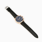 Часы наручные мужские, с календарем, хронографом, d-4.4 см, ремешок l-24 см, черный 9730002