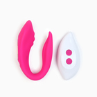 Вибратор для пар, гибкий, 10 режимов, с пультом ДУ - Фото 1