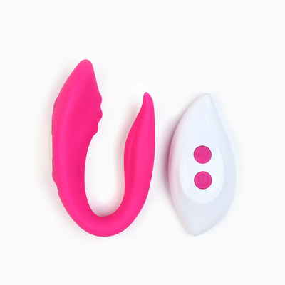 Вибратор для пар, гибкий, 10 режимов, с пультом ДУ