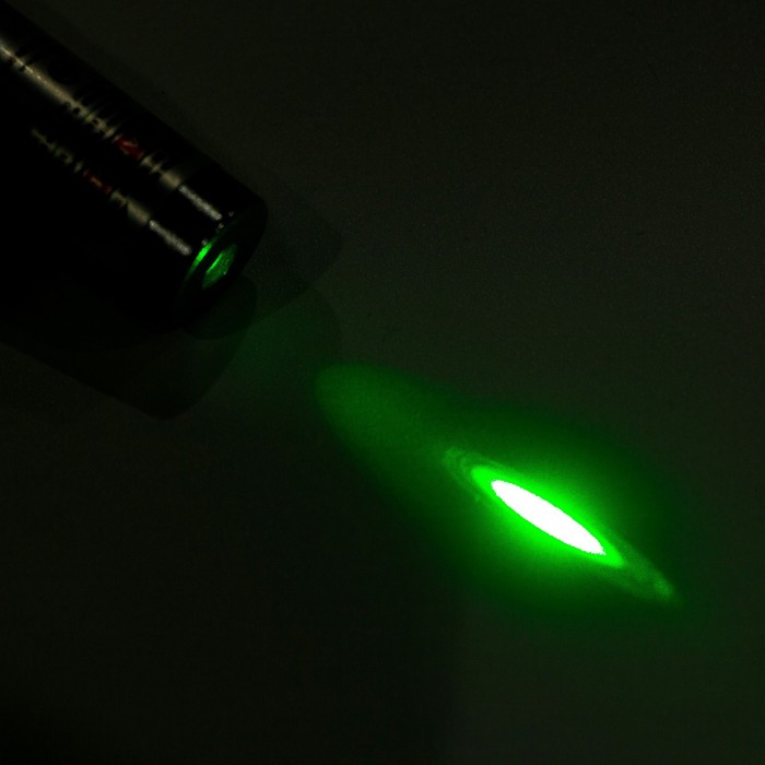 Лазерная указка аккумуляторная, 150 мАч, 532 нм, зеленый луч