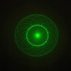 Лазерная указка, 532 нм, 4 насадки, 2 ААА, зеленый луч - Фото 4
