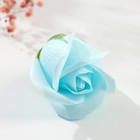 Мыльные лепестки "Бутон розы. Голубой" 5х5х6 см - фото 11612736