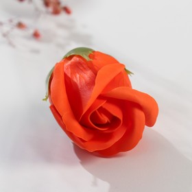 Мыльные лепестки "Бутон розы. Красно-оранжевый" 5х5х6 см