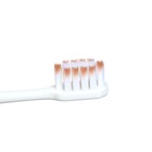 Зубная щетка для взрослых с широкой головкой и мягкой щетиной, прозрачная, желтая - Фото 3