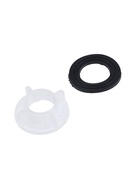 Кран на одну воду ZEIN Z3463, плоская ручка, R-образный излив, пластик, белый - Фото 5