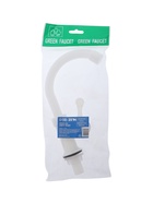 Кран на одну воду ZEIN Z3463, плоская ручка, R-образный излив, пластик, белый - Фото 7