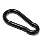 Карабин ТУНДРА krep, DIN5299С, 10×100 мм, черный, 1 шт. - Фото 1