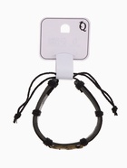 Браслет кожа "Стиль" сова, цвет чёрный в серебре, d=6 см - фото 809267212