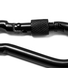 Карабин монтажный с фиксатором ТУНДРА krep, DIN5299D, 7×70 мм, черный, 1 шт. - Фото 4